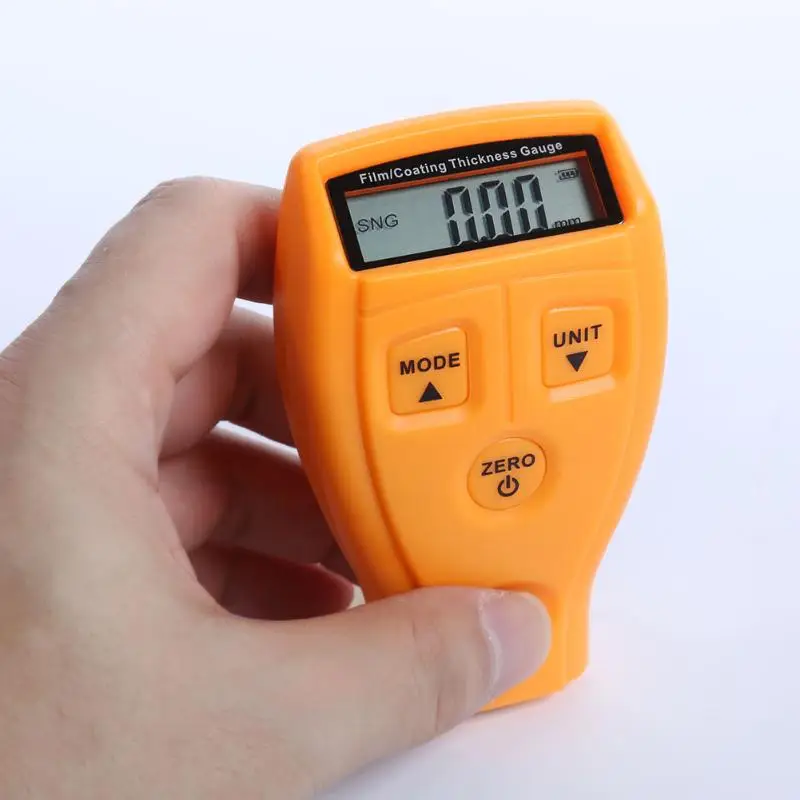 Russian English Manual GM200 Coating Painting Thickness Gauge Tester Ultrasonic Film Mini Car Coating measure Paint Gauge
