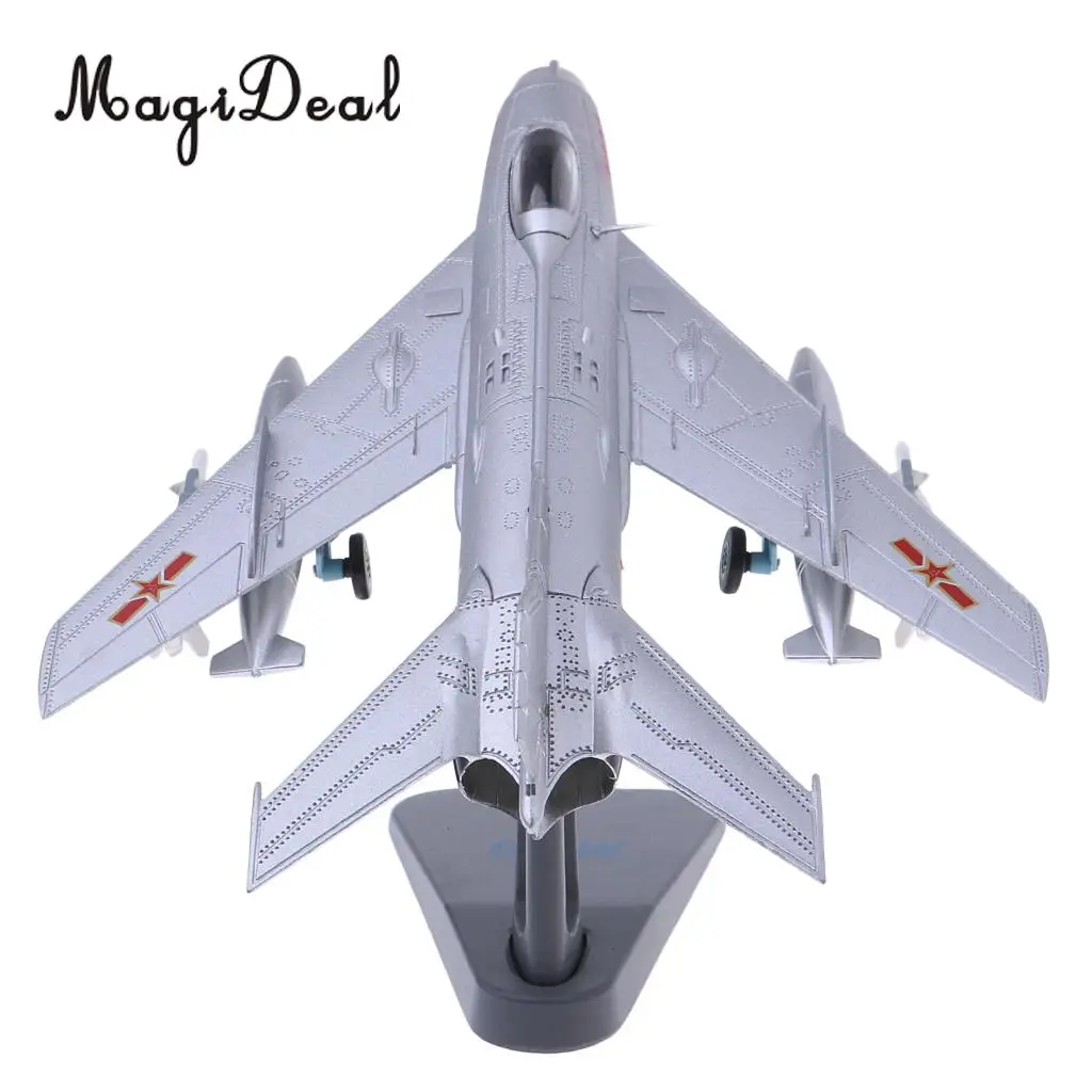 MagiDeal J-6/F-6 Farmer Aircraft - 1/72 Scale Diecast Model with METAL DISPLAY STAND