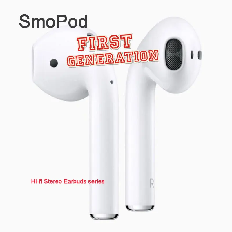 Наушники SmoPods TWS Smart sensor H1 Chip Apo 1 1:1 беспроводные наушники Bluetooth 5 0 Replica 3 Настоящая
