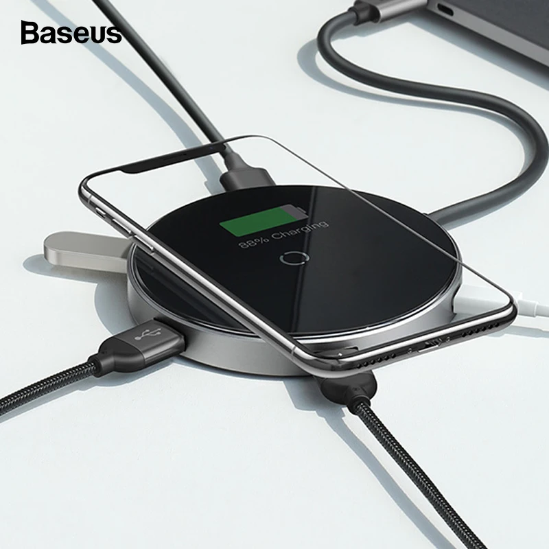 

Baseus USB Type C HUB to HDMI 4k USB 3.0 HUB Type-c PD Power Adapter For MackBook Pro Air Qi Wireless Charger USB-C Splitter HAB