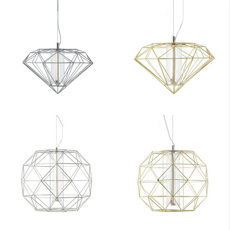 

Italy Modern Designer Diamond Creative Art Pendant lamp Living Room Bedroom Dining Room Fashion Bar Led Decorative A308
