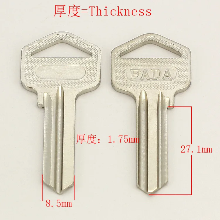 A012 дома заготовки ключей для двери слесарные принадлежности пустые ключи 50 шт./лот