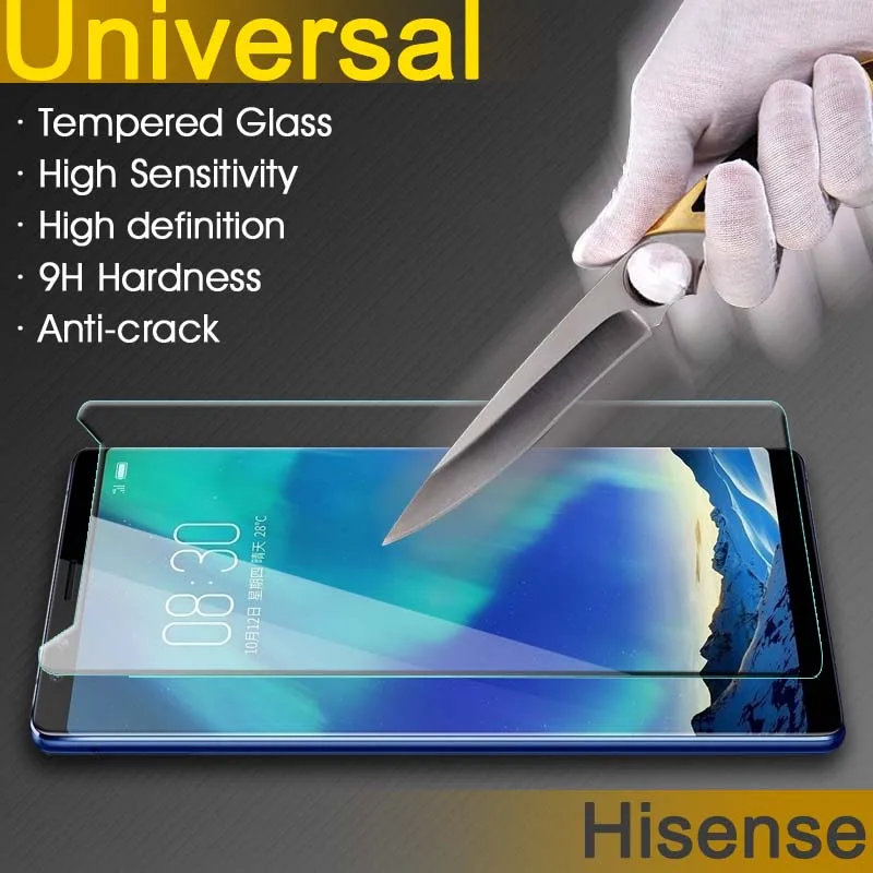 5.5 inch Best Universal Tempered Glass Screen Protector For Hisense A2 A 2 9H 2.5D Film C1 C 1 | Мобильные телефоны и