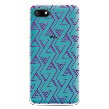 

Stand case costume drawing Triangulos Purples WP016 for Wiko Sunny 3