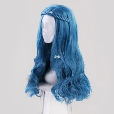 Женский длинный волнистый парик Descendants 2 Evie карнавальный костюм из синтетических