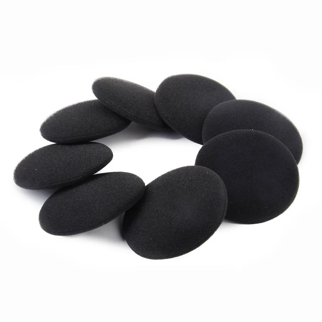 Сменные накладки для наушников 4 пары 55 мм черные наушников|earphone pad|replacement earphone