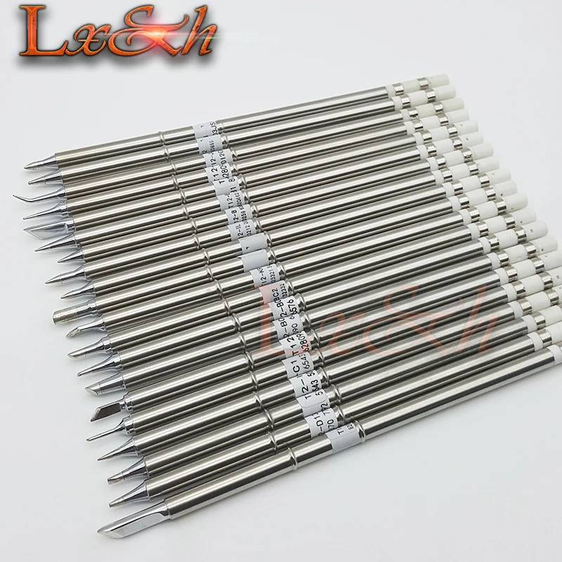 

high quality 20PCS T12 Series white light lead-free soldering iron tip of HAKKO FX-951 FX-952 FX-950 FX-950 welding iron tips