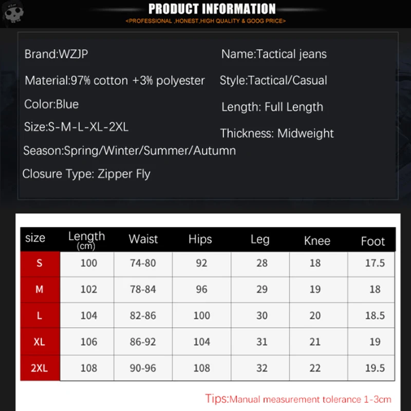 WZJP мужские тактические джинсовые штаны, эластичные джинсы, брюки, удобные, полная длина, мульти-карманы, для путешествий, мужские леггинсы, охотничьи брюки