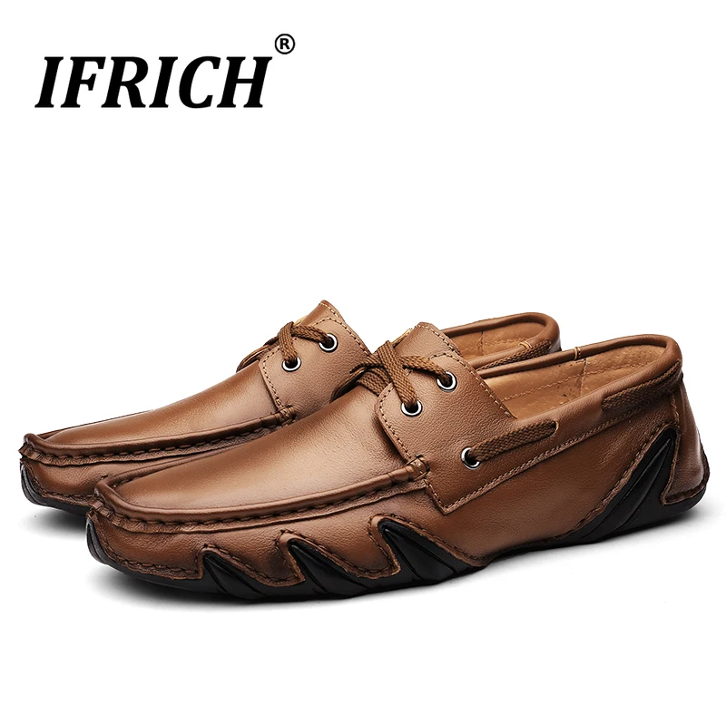 

Best Selling Youth Casual Footwear For Men Flats Man Casual Shoes Natural Leather Men Loafer Shoes Soft Driving Moccasin Mens