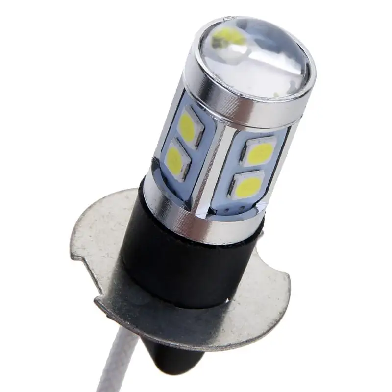 2 шт. H3 3030 10SMD Белый светодиодный автомобильный головной светильник, лампа для фар, автомобильный светильник, светодиод, противотуманный светильник, лампа 12 В, автомобильные аксессуары