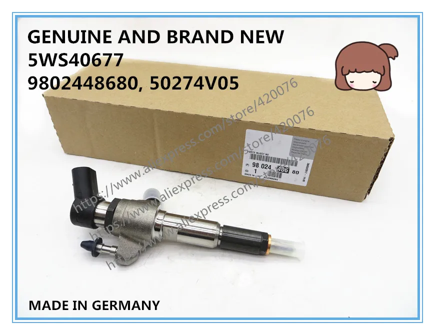 

GENUINE AND BRAND NEW DIESEL FUEL INJECTOR 5WS40677, A2C53252642, A2C59513556, 50274V05, 1685796, 1709667, 31303994, 31336585
