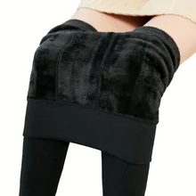 Free Shipping font b Women b font Leggings inside Thicken Fur Warm Leggings font b womens