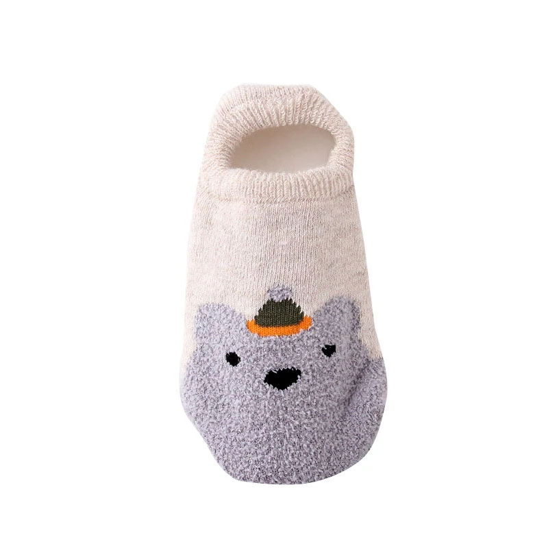 Зимние носки рождественские детские носки с героями мультфильмов домашние носки для новорожденных мальчиков и девочек хлопковые утепленные носки для малышей, подарок на год, От 0 до 5 лет