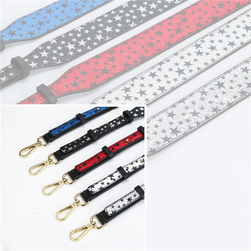 Leopard Print Shoulder Bag Strap PU Leather Adjustable Long Strap Belt For Bag Fashion Women Handbag Accessories Straps Replace