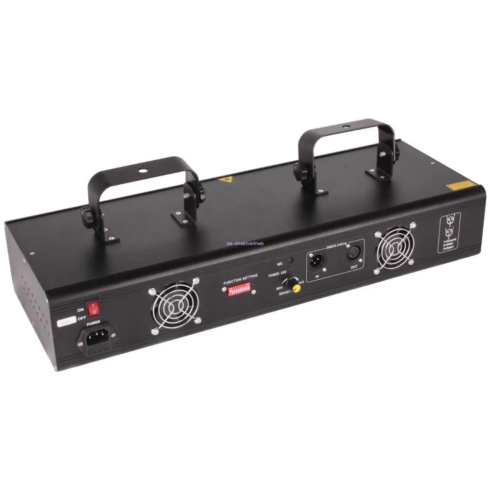 Fast shipping!460mW Stage Effect Laser Lighting Disco Party stage light  DJ Club Light Show 4 Lens RGPY