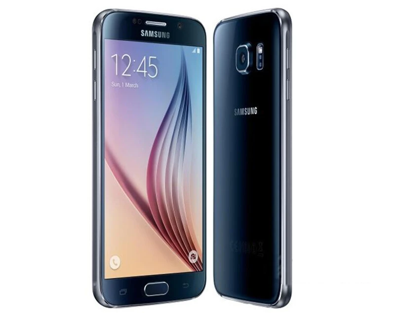 samsung galaxy S6 G9200 G920F galaxy S6, четыре ядра, 3 ГБ ОЗУ, 32 Гб ПЗУ, 4G LTE, 16 МП, 5,1 дюймов, разблокированный сотовый телефон