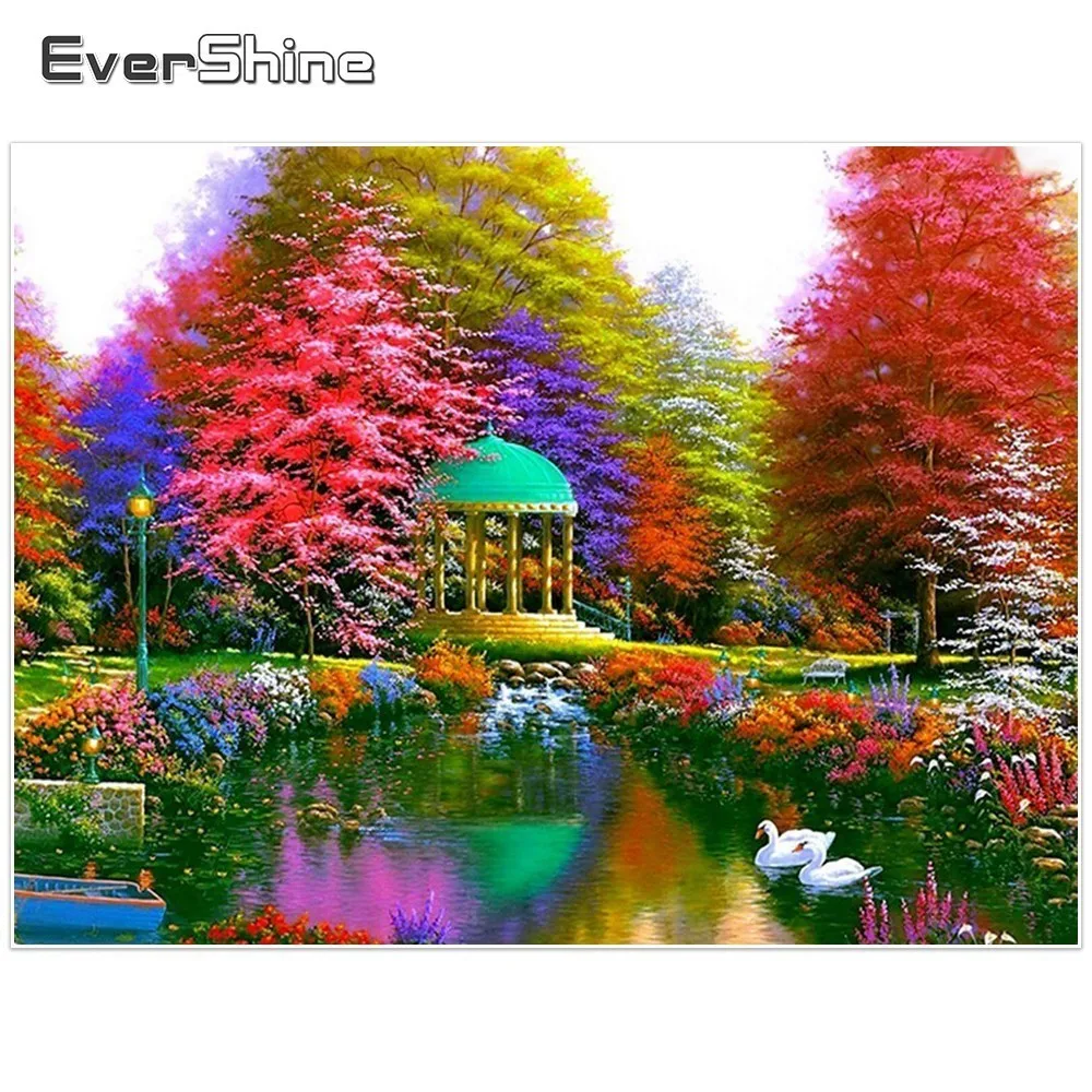 

EverShine 5D Diamond Mosaic Landscape Diamond Embroidery Cross Stitch Scenery Diamond Painting Full Square Rhinestones Sewing
