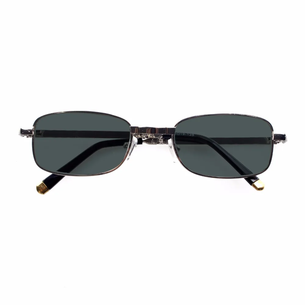 

1x Folding Tinted Green Polarized Prescription Glasses Mens Womens Eyewear Office Home Outdoors Myopia -0.5 to -6.0 Lens New!