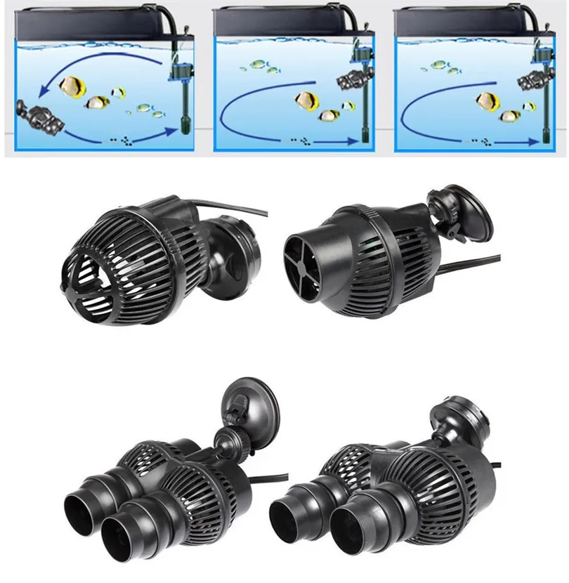 Powerful Aquarium Wave Maker Water Pump Submersible Fish Tank Flow