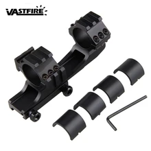 Тактический PEPR 30 мм двойное кольцо консольный прицел крепление Tri-кольца для поручней для адаптера Picatinny Weaver 20 мм рельсы и лазеры и фонари