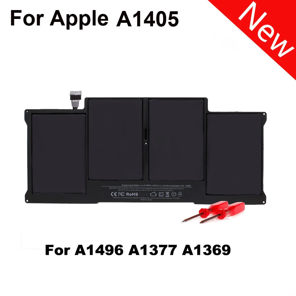 YHR 4 ячеек черный новый ноутбук Батарея для Apple MacBook Air 13 &quotA1466 2012 год A1369 2011