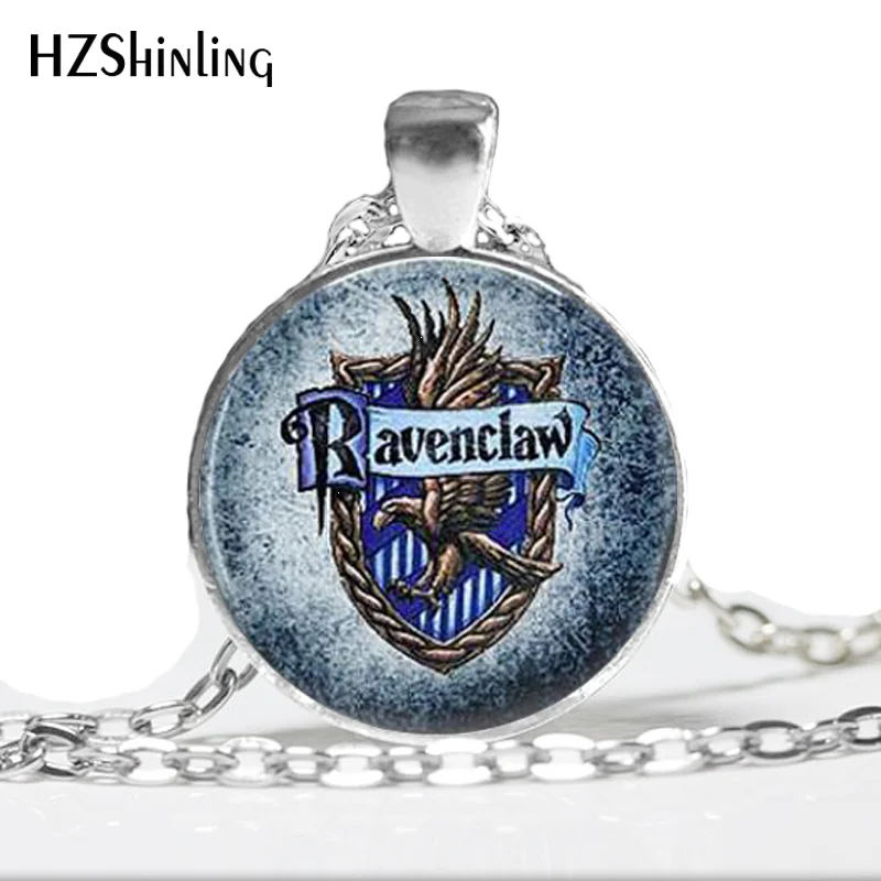 HZ-A557, новинка, стекло, Ravenclaw, гребень, ювелирное изделие, Ravenclaw, гребень, ожерелье, подвеска, стекло, фото, кулон, ожерелье, HZ1