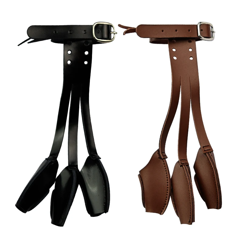 New Leather Fingerstall 3 Finger Guard for Archery Target Shooting glove protective tool +Free Shipping | Спорт и развлечения