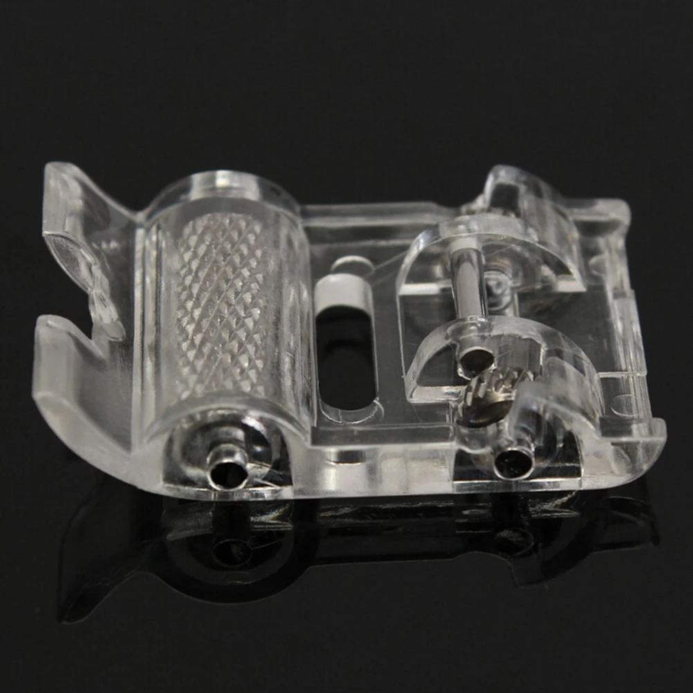 

1Pcs New Foot Presser Leather Foot Low Shank Roller Sewing Machine Parts Press For Brother Household Sew Machine Accessories