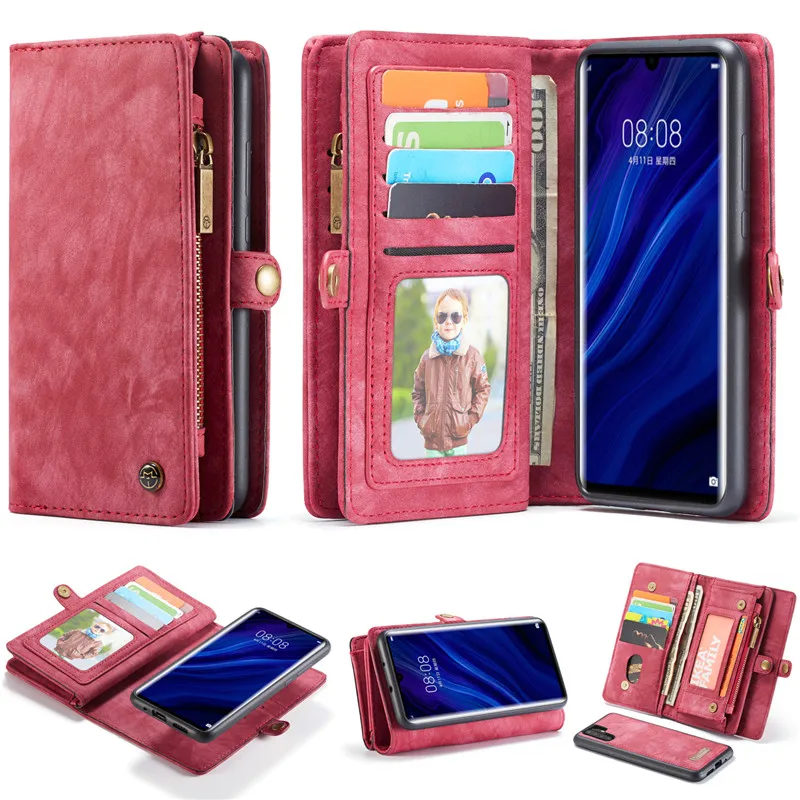 

Magnetic Detachable Wallet Case For Huawei P30 Pro P30 Lite Flip Leather Cover For Huawei P30 Nova 4E Phone Cover Bags
