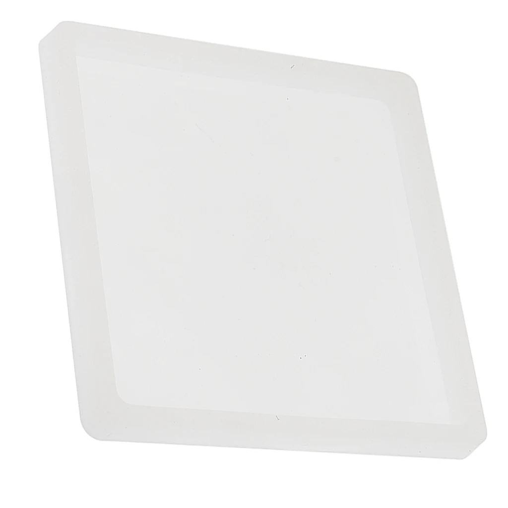 Jewelry Silicone Mold Square Shapes, for Polymer Clay, Crafting, Resin Epoxy, Pendant Earrings Making, 4 inch(9.8cm), 1 in Set