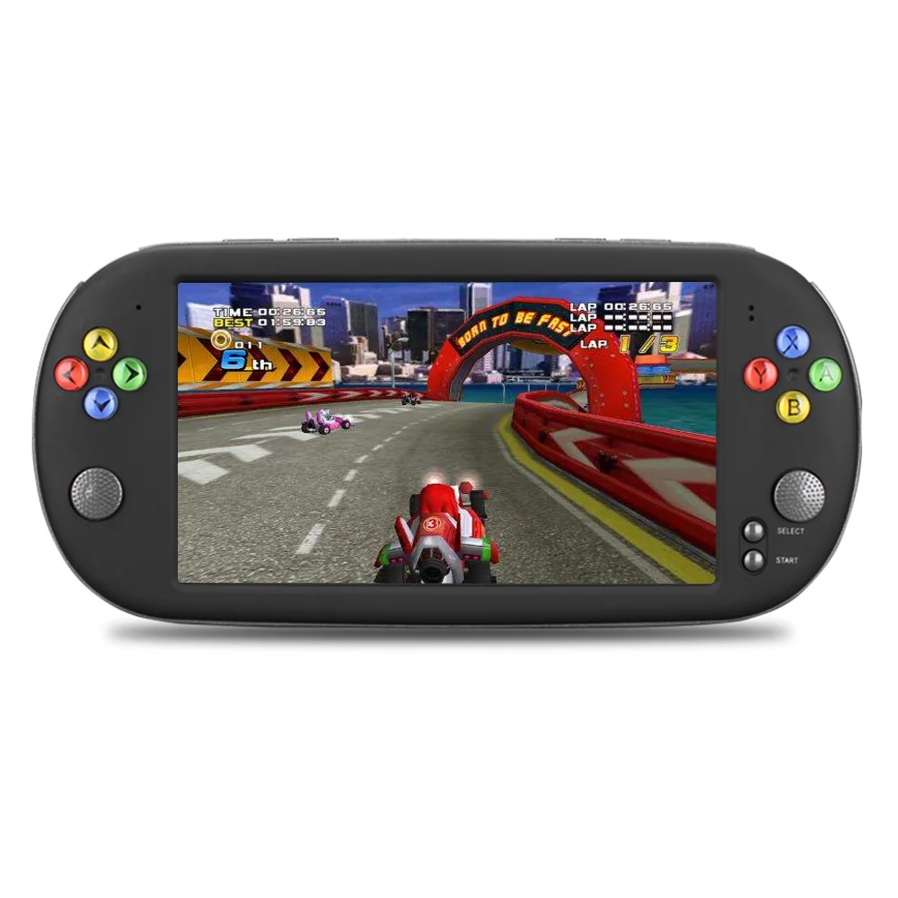 

X16 Portable Video Game Console with Double Rocker Handheld Game console For GBA NES Games Support TF Card 8GB retro Console