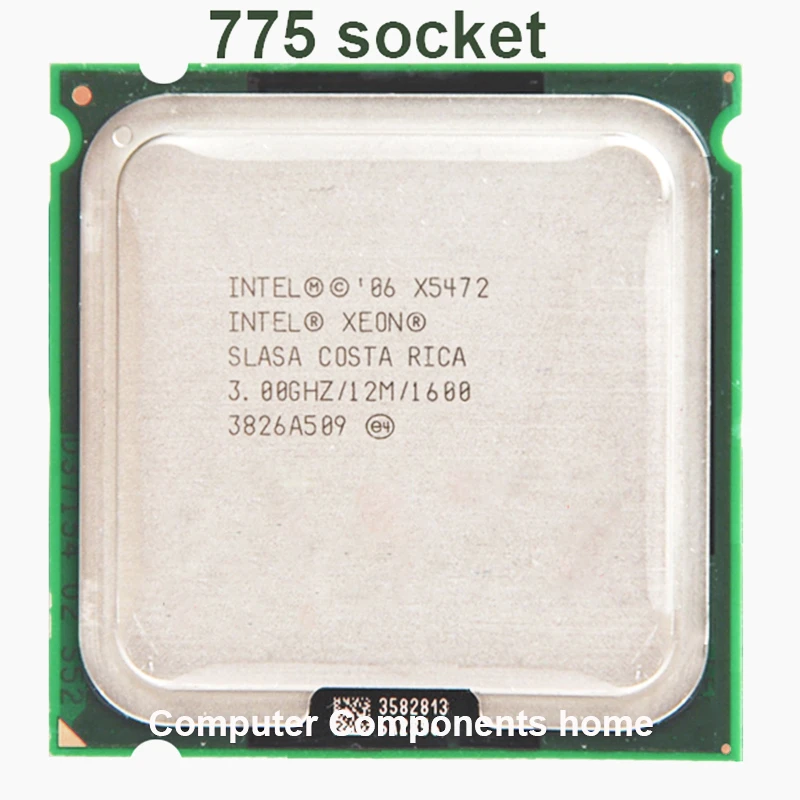 cpu processor INTEL XEON X5472 quad core 4 core 3.0MHZ LeveL2 12M  1600 Work on 775 motherboard no need  adaperts mobile processor list