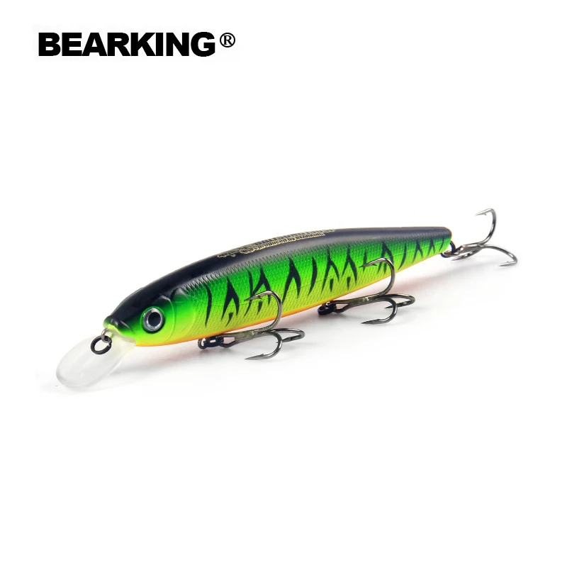 

Bearking Bk17-M130 Fishing Lure 1PC Minnow 25g 130mm 1.3 - 2m Depth Wobbling Minnow Lure Hard Bait Fishing Wobblers 10 Colors