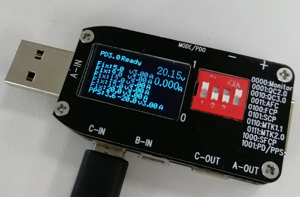 

PD2.03.0PPS/QC2.0QC3.0QC4/AFC/FCP/SCP/MTK/SFCP fast charging decoy test