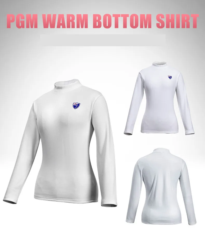 PGM гольф одежда Гольф Толстовка и длинный рукав d осень и зима леди рубашка добавить шерсть длинный рукав для женщин размер s-xl