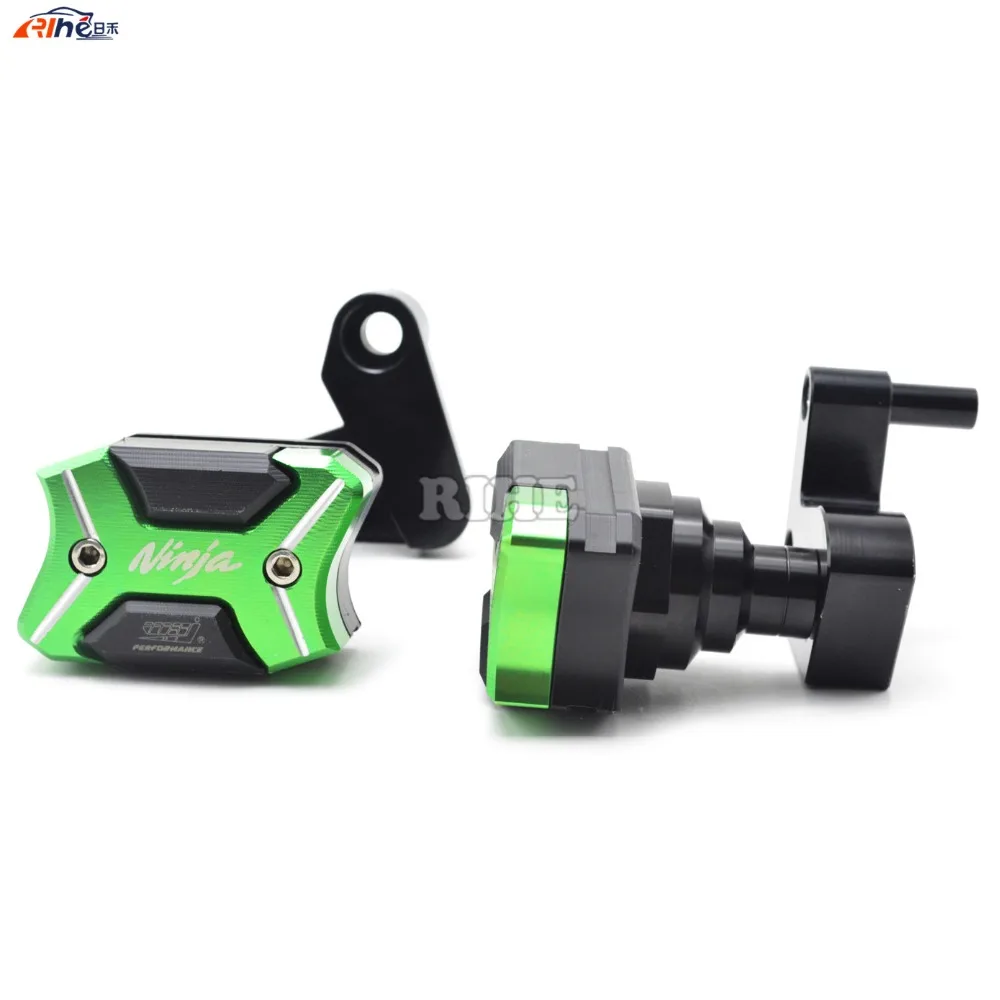 

Motorcycle cnc Aluminum Frame Slider Anti Crash Pads Engine Case Sliders Protector For Kawasaki Ninja ZX10R 2008 2009 2010