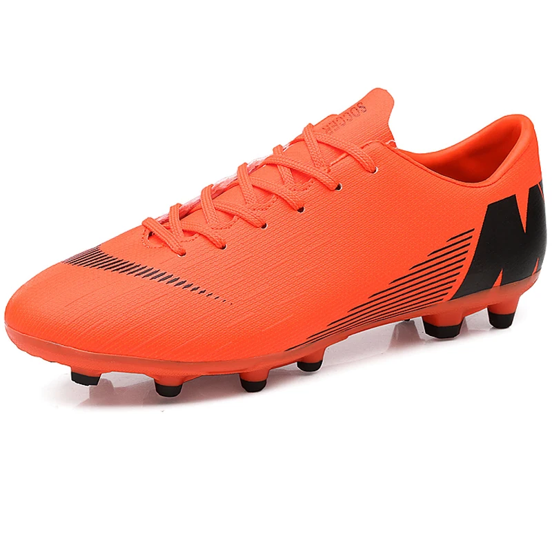 

High Quality Long Spikes Outdoor Lawn Men Soccer Shoes Cleats Trainers Male Football Shoes Rubber Men Sport Shoes Zapatos Foot