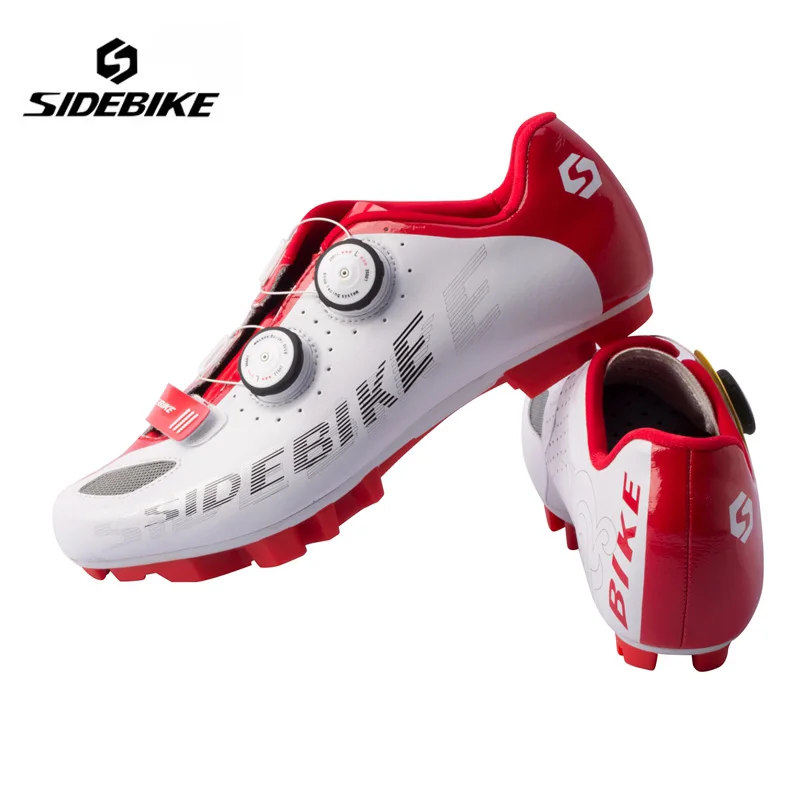 

Sidebike MTB Bike Shoes Lightweight Fast Tuning Knob Lacing Racing Self-Locking Bicycle Shoes Cycling Shoes zapatos ciclismo