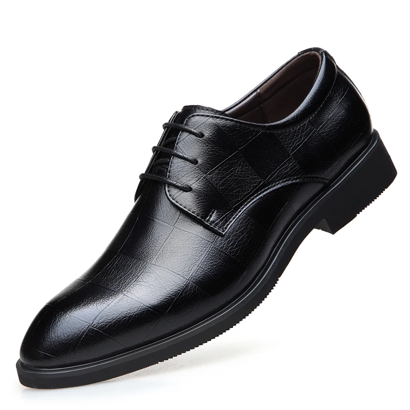 Pé Apontado Oxfords Lace 2 Casuais De Luxo Clássicos Masculinos Up 1 Se Sapatos Casamento Vestem Do Jovens Flats Couro Dedo Homens Da029 Loafers vzawaqg