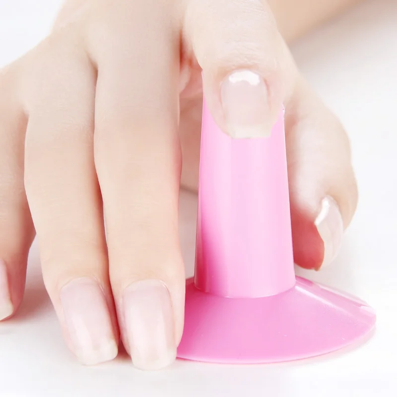 5x жесткий пластиковый розовый подставка для пальцев поддержка отдыха дизайн ногтей Живопись салон DIY
