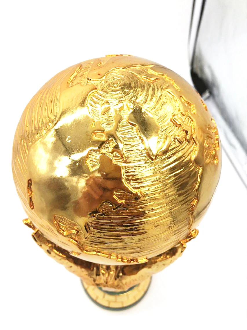 

hot sale top quality full size 36cm 1:1 brazil world trophy cup 2014 Football Champion Award