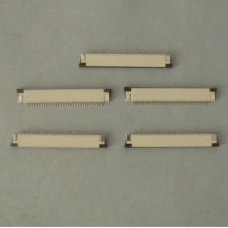 

32 Pin 0.5mm 1mm Pitch FFC/FPC Flexible Flat Cable ZIF Connector Top Contact 5 PCS