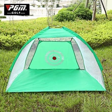 PGM 2M Golf Cage Practice Training Aid Net for Indoor Outdoor Garden Grassland Nylon Water Resistant Durable Removable