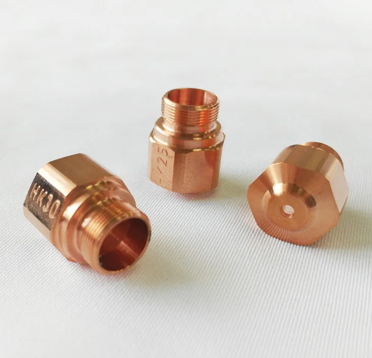 

NK HK Laser Nozzle For Fiber Cutter NK10-15 3-16058 12-15 3-16059 15-15 3-16060 17-15 3-14317 20-15 3-14318 25-20 3-16256
