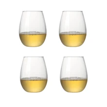 Набор из 4 17 унций бокалы для вина без ножки бессвинцового стекла для белого или красного вина ежедневного использования Набор бокалов для вина 500 мл