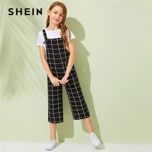 Шеин детский зеленый горох рюшами проймы праздник поясом для девочек комбинезон без рукавов Летний широкую ногу Молнии Милый купальный костюм с шортами