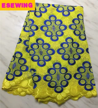 

Esewing African Cotton lace Latest Nigeria Swiss Laces High Quality Swiss Voile Laces Switzerland Cotton African Dry Lace
