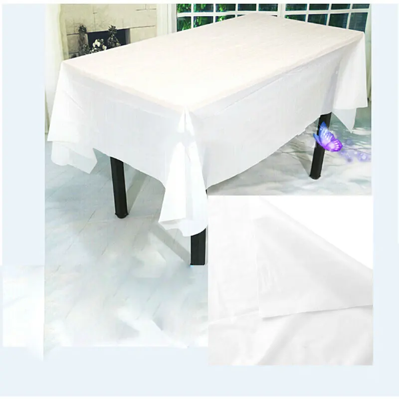 

Tableware Wedding Baby Shower Party Decorations Plastic Table Cover Table Cloth Party Supplies New Arrive