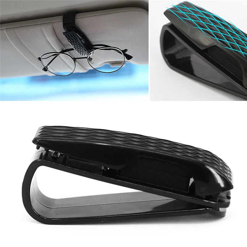 Portable Car Glasses Holder Storage Holder Sun Visor Sunglasses