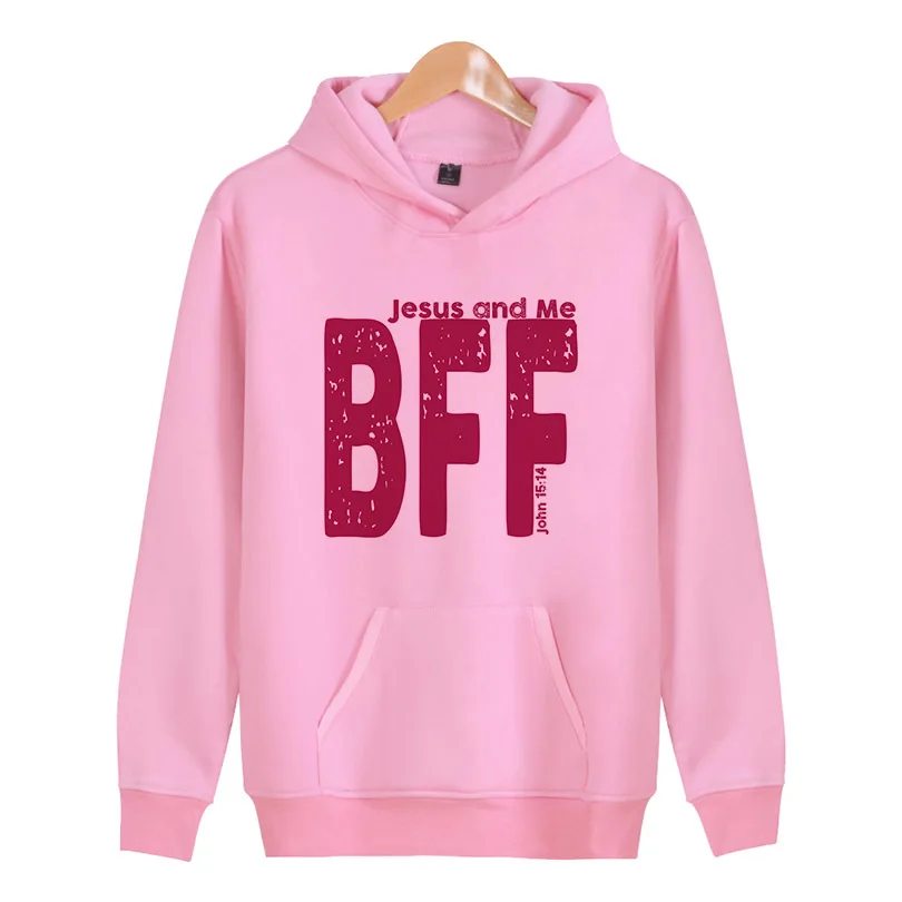 

Christian BFF Full Print Custom Hoodies Men Women Custom Hooded Sweatshirts Men Custom Dropshipping hooded X5252